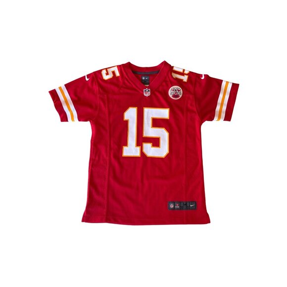 NWT Youth M 10-12 Kansas City Chiefs Patrick Mahomes 15 NFL Game Football Jersey
